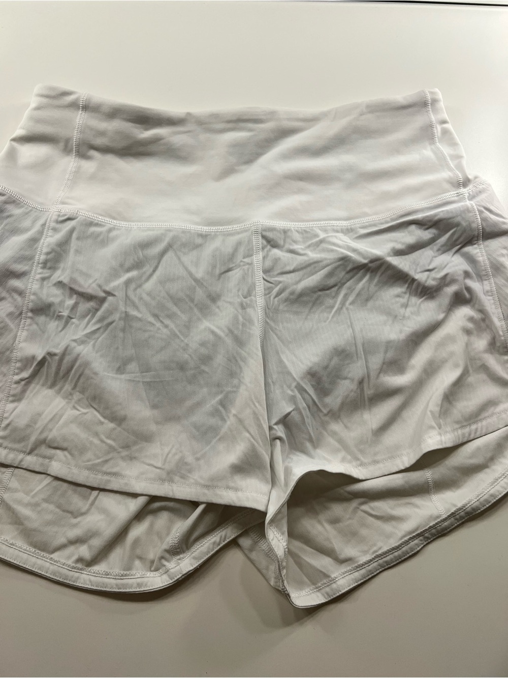 lululemon athletica White High-Rise Athletic Shorts